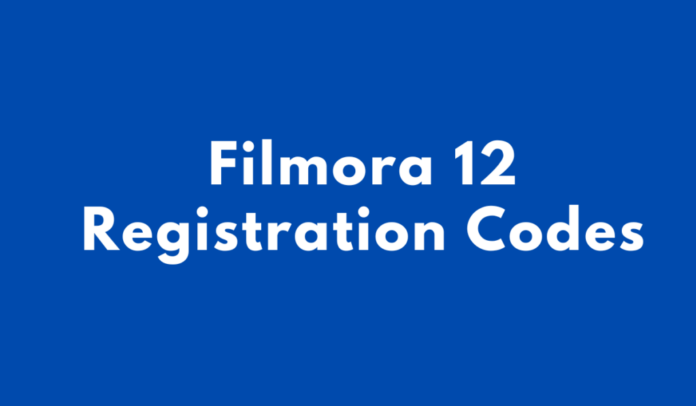 Filmora 12 Registration Code