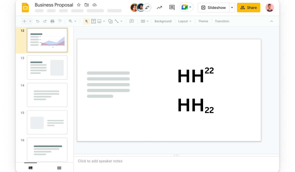 how-to-add-superscript-and-subscript-in-google-slides