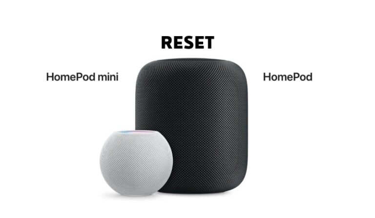Reset HomePod or HomePod Mini