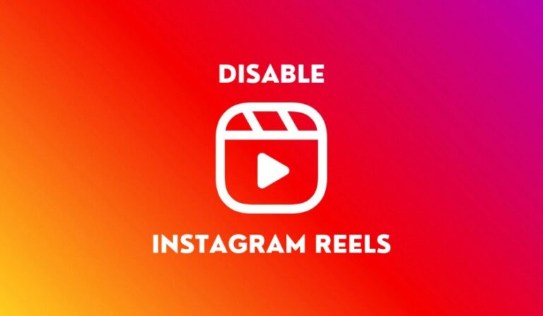 Disable Instagram Reels