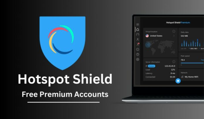 Δωρεάν λογαριασμοί Premium Premium Hotspot Shield