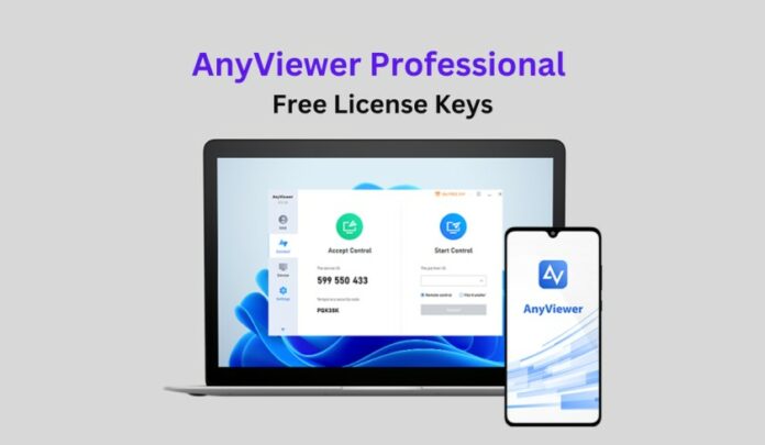 AnyViewer Professional Free License Keys
