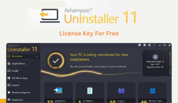Ashampoo UnInstaller 11 License Key