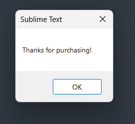 Sublime Text 4 license keys for all builds