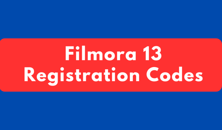 Filmora 13 Registration Code